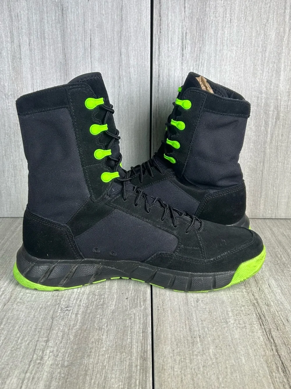 Oakley Coyote Light Assault 2 Black Green Combat Tactical Boot Mens Size 8.5